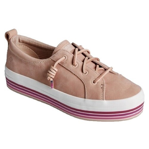 Sperry Women's Saltwater Textured Stripe Pink Duck Boots STS87064 | eBay