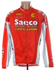 SAECO TEAM GIACCA CICLISMO VELO CANNONDALE TAGLIA XL ADULTO