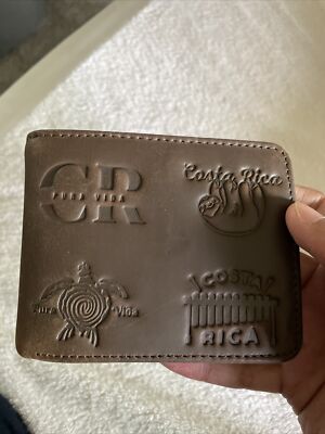 coata rican leather wallet