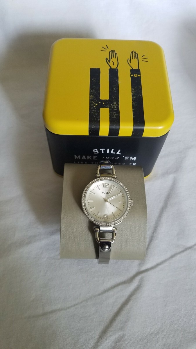 Ladies Fossil Georgia Glitz ES-3225 Watch Stainless Steel