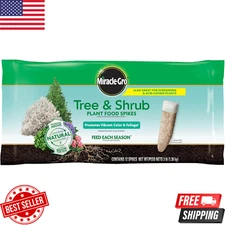 Tree and Shrub Plant Food Spikes for Deciduous Flowering Evergreen Trees 12 Spik