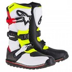 Alpinestars Tech-T Trials Boots White/Red/Yellow Fluo/Black