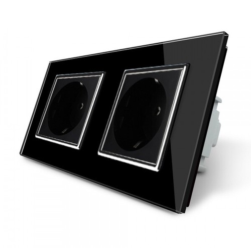 LIVOLO Touch Sensor Lichtschalter Dimmer Wechselschalter Steckdosen Glasrahmen - Bild 59 von 257