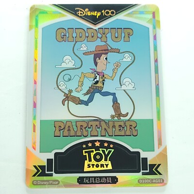 Toy Story Woody Mickey Card Fun Disney 100 Carnival Artist