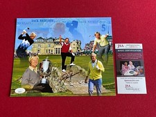 Jack Nicklaus, "Autograph" JSA 8x10 Photo - "The Golden Bear" Vintage 