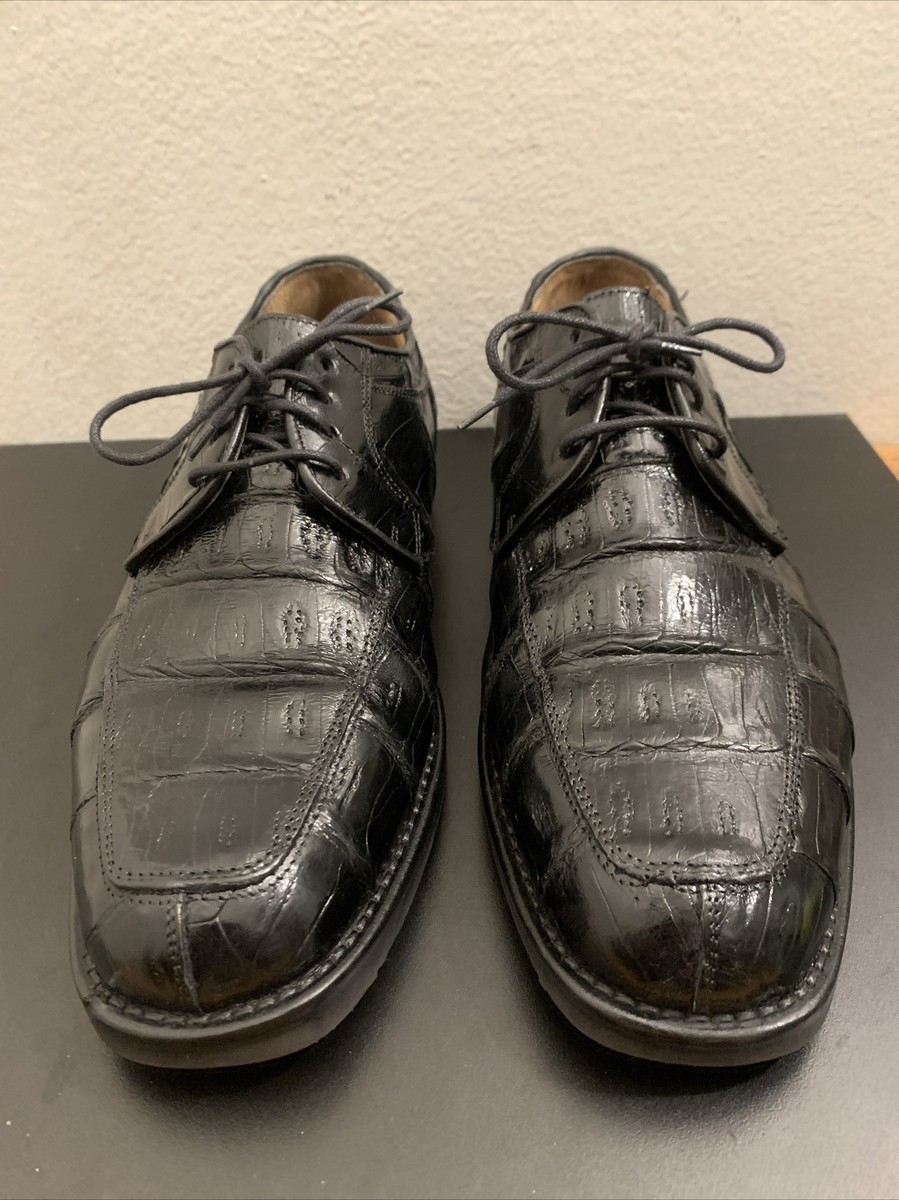 Belvedere Florence, Genuine Crocodile, Dress Shoes, Sz 12 M 10402