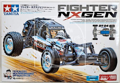 TAMIYA FIGHTER NXGEN 1/10 RCカーキット Tamiya RC Fighter NXGEN 1/10 2WD Buggy Kit DT-04 Chassis