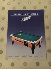 Dynamo Innovation by Design Pool Table Promotional Flyer