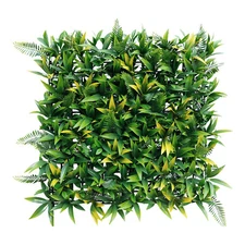 20"x20" Artificial Faux #3 3D Mixed Panel Leaf Privacy Fence Screen Decor Hedge