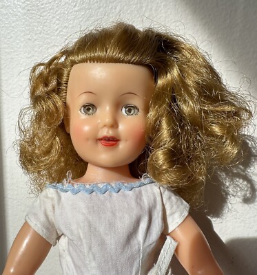 Vintage 1950s Ideal Shirley Temple Doll ST-12 Redressed Not