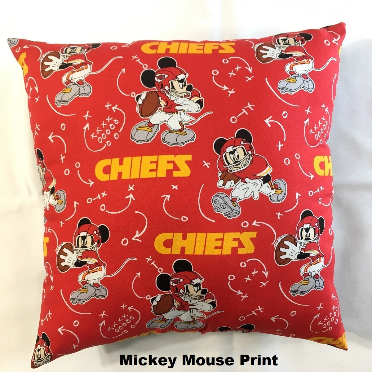 football KANSAS CITY CHIEFS PILLOW