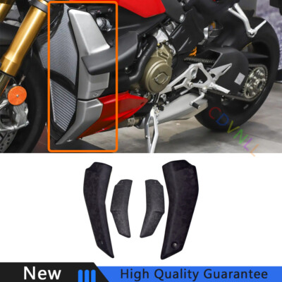 For Ducati StreetFighter V4 Forge Carbon Fiber Motorbike Tank Side Plate Replace