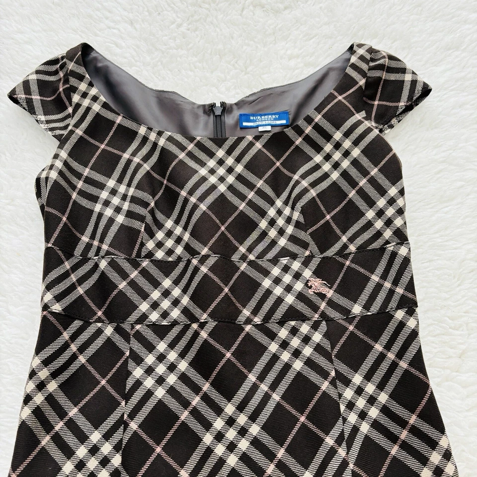 Burberry London Blue Label Nova Check Multicolor Dress Size 36 US S - Image 3 of 4