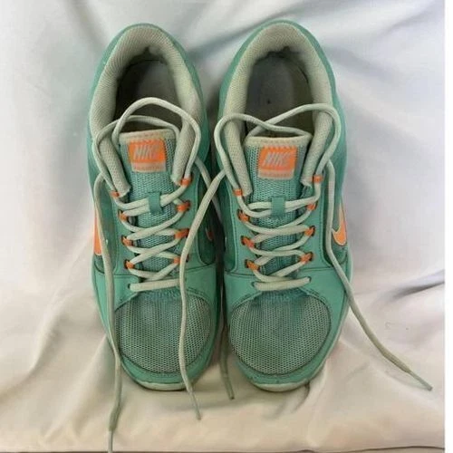 Nike Flex Trainer 4 Women's Running Athletic Teal/Orange Size 8.5 -302. #643083 - Image 4 of 4