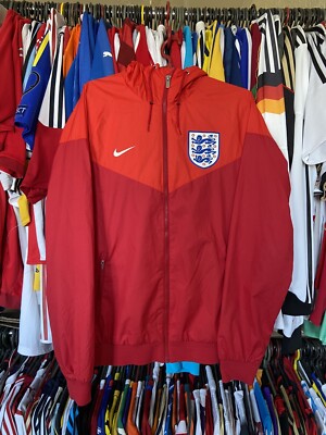 Nike ジャケット フェデラー ウィンブルドン2017 EU:Mサイズ ENGLAND 2016 2017 FOOTBALL SOCCER WINDRUNNER JACKET NIKE 727068