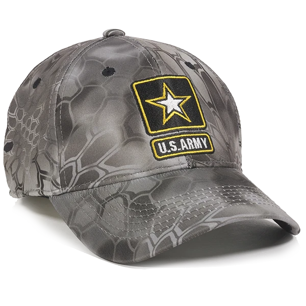 U.S. ARMY KRYPTEK Raid Camo Men's Licensed Tactical Military Veteran Hunting Hat - Image 2 of 3