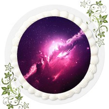 Tortenaufleger Tortenbild Fondant - Esspapier Galaxy Galaxie Nr. 4
