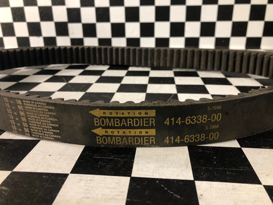 97-07 Ski-Doo Skandic 440 F 500 600 LT SWT OEM correa de transmisión para moto de nieve 414633800 Foto 4 de 4