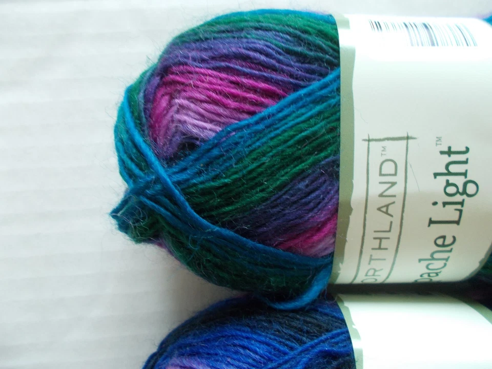 Northland Apache Light gradient 100% wool yarn, Psyche, lot of 2 (153 yds ea) - Image 2 of 2