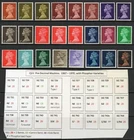 1967-70 MACHINS EXTENDED SET OF 24, FINE UNMOUNTED MINT