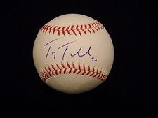Troy Tulowitzki Autographed OML Baseball Toronto Blue Jays Colorado Rockies/ JSA