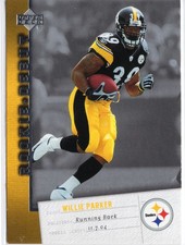 2006 Upper Deck Rookie Debut - Willie Parker #78 Pittsburgh Steelers B4
