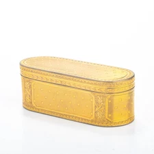 Antique Louis XVI Gilt Metal Snuff Box France c.1780