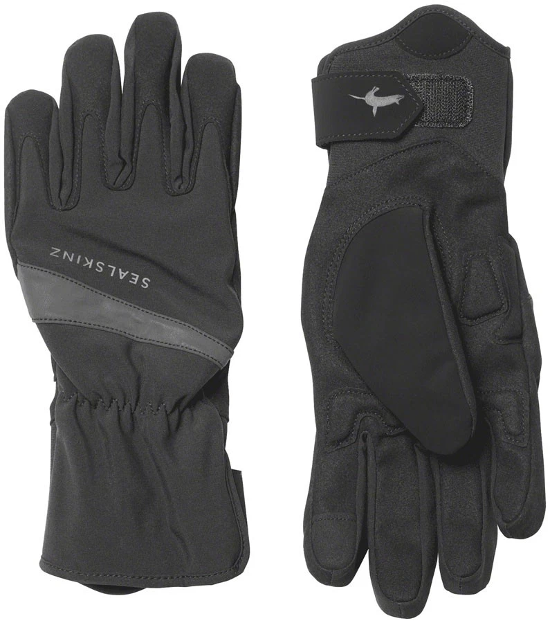 SealSkinz Bodham Waterproof Gloves - Full Finger Cycling Gloves X-Large Black