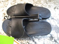 New CROCS Unisex Classic Slide Black Size US W 9 or M 7 New with Tags