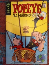 RARE Popeye El Marino GD ERROR VARIANT King 1974 English Spanish Comic Book