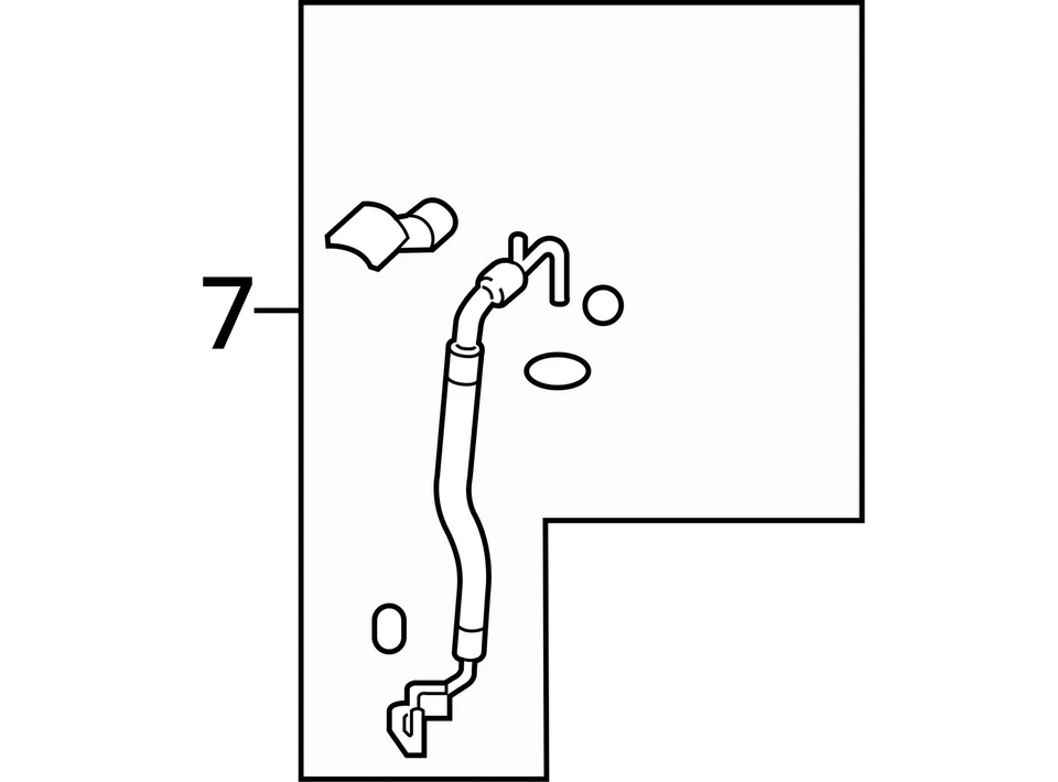 适合 2007 - 2011 福特林肯 EDGE MKX 管 ASM 8T4Z19972AA - 全新原始设备制造商 8T4Z19972AA — 第 4/4 张图片