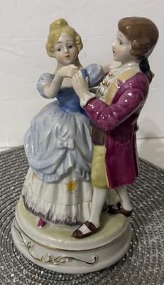 kato kogei japan Musical Dancing Couple VTG
