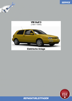 PDF VW Golf 3 1991-1999 Reparaturanleitung Elektrische Anlage