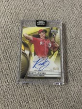 2025 Rhett Lowder Topps Chrome Black Gold Refractor Rookie Auto /50 