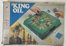 King Oil Board Game Milton Bradley 1974 Complete Vintage