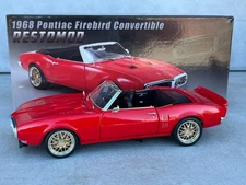 1/18 ACME 1968 PONTIAC FIREBIRD CONVERTIBLE RESTOMOD RED