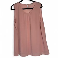 Beyove Womens Chiffon Tank Top, Loose Fit Basic Casual Summer Sleeveless Blouse