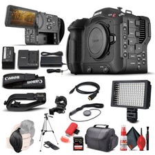 Canon EOS C70 Cinema Camera RF Lens Mount 4507C002 128GB Extreme Pro SD