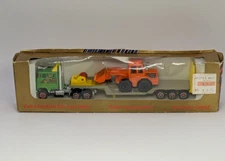 Vintage Majorette Super Movers Series 600 #602 Green COE Semi Truck France NIB