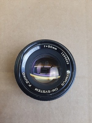 Olympus OM System F.Zuiko Auto-S 1:1.8 f=50mm Camera Lens Made In
