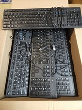 Lot of 4 Black Usb Keyboards Dell KB216 KB216d KB216t3