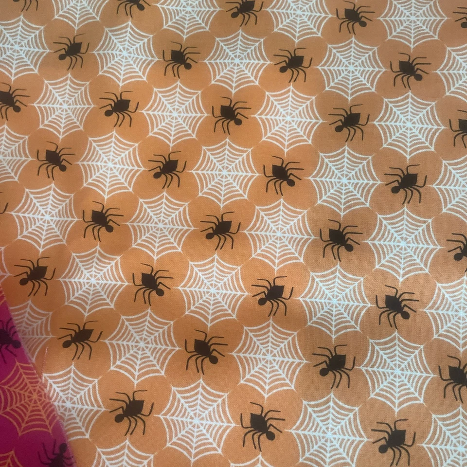 Black Spiders & webs fall Halloween inspired collection huge lot Henry glass fab - Image 2 of 4