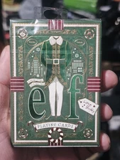 Elf Movie Premium Playing Cards, Poker Size Standard Index by Theory11 Brand New
