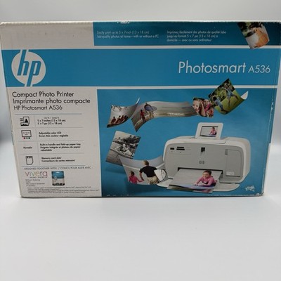 HP A536 Compact Photo Color Printer NEW IN BOX. Sealed.