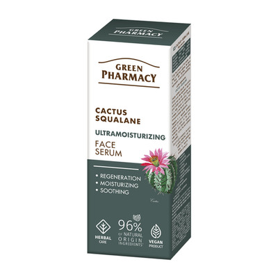 GREEN PHARMACY FACE SERUM CACTUS & SQUALANE ULTRA-MOISTURIZING