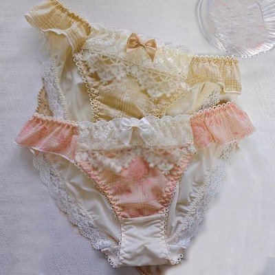 Lolita Girls Princess Panties Briefs School Cute Underwear Japanese Underpants