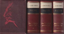 Buch: Faust, Goethe, Johann Wolfgang von. 3 Bände, 1981, Offizin Andersen Nexö