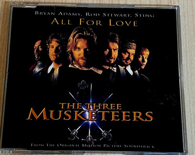  Bryan Adams Rod Stewart Sting All for love  Maxi CD 1993 Die drei Musketiere  