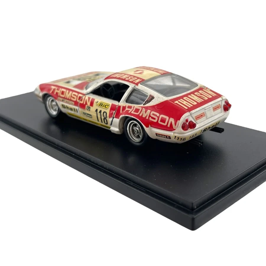 Modellino Auto Solido 1/43 Ferrari 365 GTB/4 C 1972 N°118 1000Km di Parigi 1972 - Immagine 3 di 4
