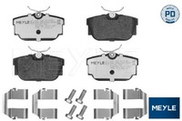 Meyle 0252322417/PD Bremsbelagsatz FüR Scheibenbremse Bremsbelagsatz FüR VW